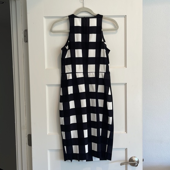 Banana Republic gingham B&W dress 6P - Picture 7 of 7